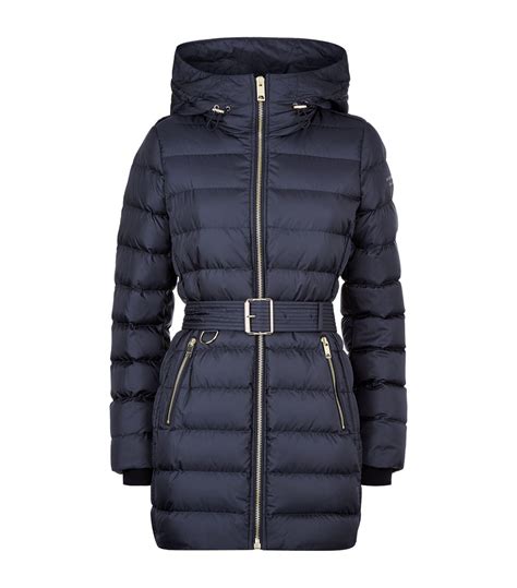 burberry belted down puffer coat|Burberry puffer coat women's.